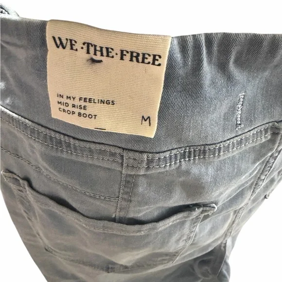 Free People We The Free In My Feelings Mid Rise Crop Boot, Medium, New - Picture 7 of 11